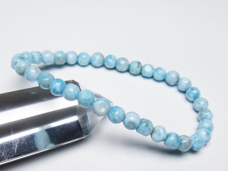 ラリマー ブレスレット 5mm 一点物 メール便可 [M便 1/10] 111-47852 【sold out】