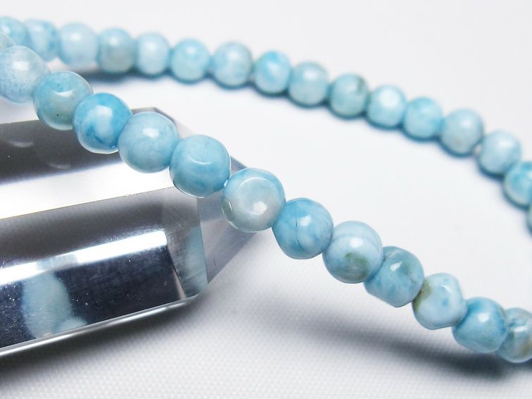 ラリマー ブレスレット 5mm 一点物 メール便可 [M便 1/10] 111-47852 【sold out】