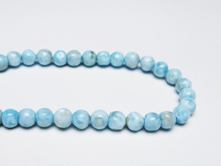 ラリマー ブレスレット 5mm 一点物 メール便可 [M便 1/10] 111-47852 【sold out】