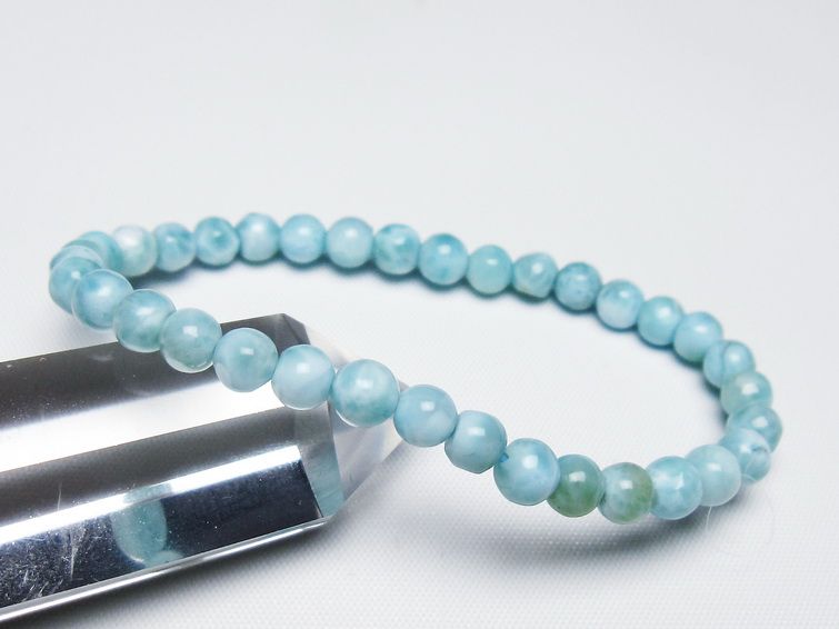 ラリマー ブレスレット 5mm 一点物 メール便可 [M便 1/10] 111-47853 [sold out]