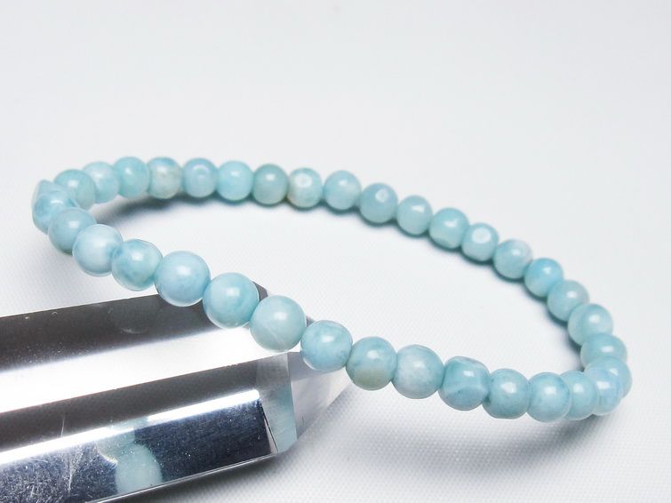 ラリマー ブレスレット 6mm 一点物 メール便可 [M便 1/10] 111-47854