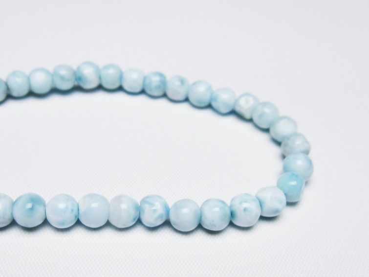 ラリマー ブレスレット 6mm 一点物 メール便可 [M便 1/10] 111-47855