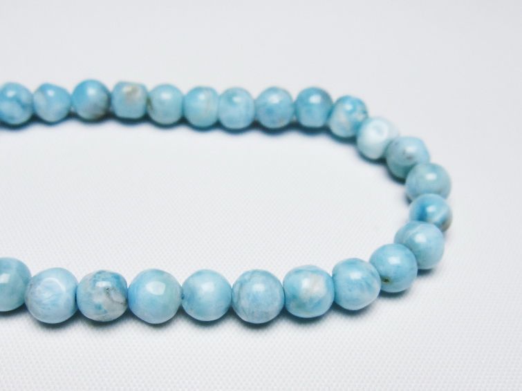 ラリマー ブレスレット 6mm 一点物 メール便可 [M便 1/10] 111-47858