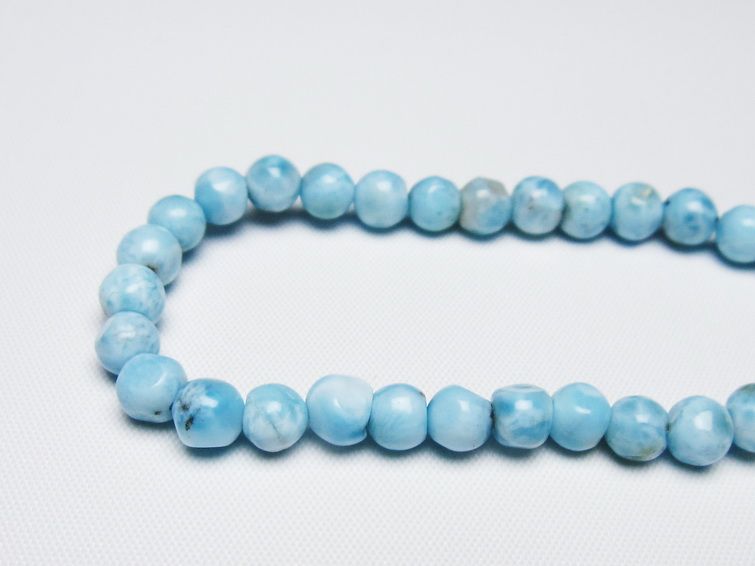 mwラリマー ラリマー ブレスレット 6mm 一点物 メール便可 [M便 1/10] 111-47859