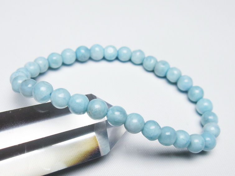 ラリマー ブレスレット 6mm 一点物 メール便可 [M便 1/10] 111-47860