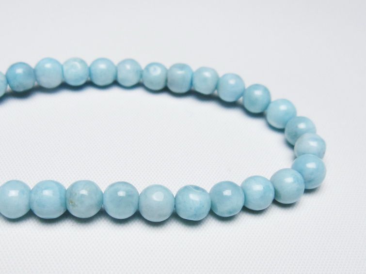ラリマー ブレスレット 6mm 一点物 メール便可 [M便 1/10] 111-47860