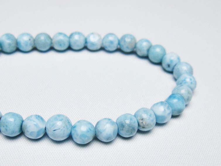 ラリマー ブレスレット 6mm 一点物 メール便可 [M便 1/10] 111-47861