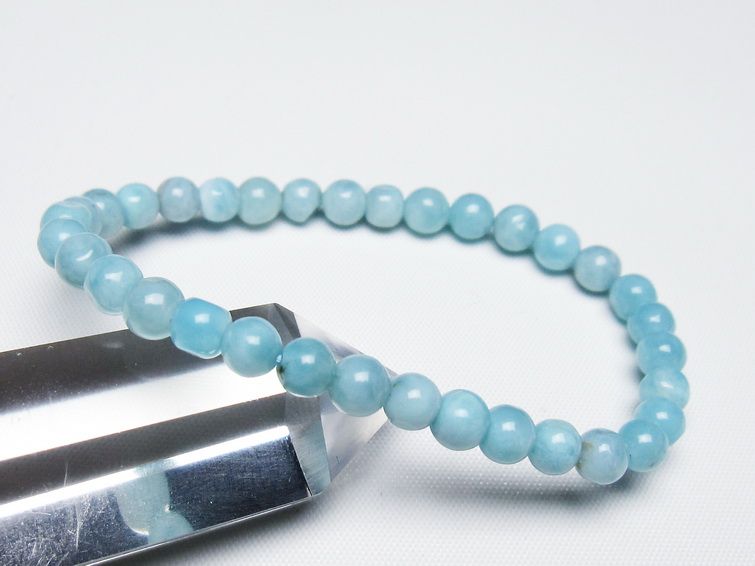 ラリマー ブレスレット 6mm 一点物 メール便可 [M便 1/10] 111-47862