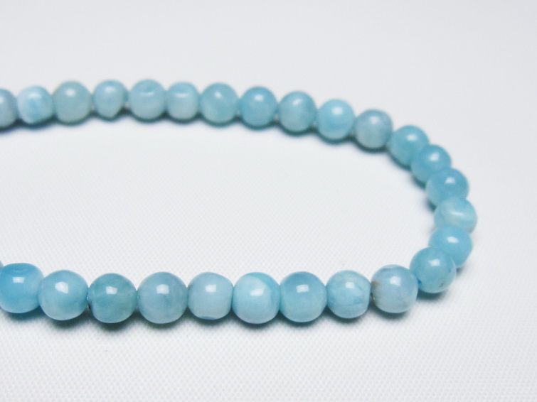 ラリマー ブレスレット 6mm 一点物 メール便可 [M便 1/10] 111-47862