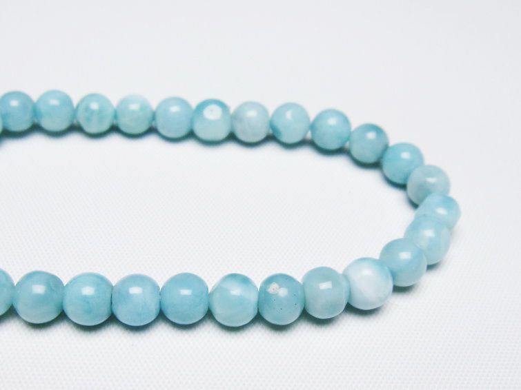 ラリマー ブレスレット 6mm 一点物 メール便可 [M便 1/10] 111-47863