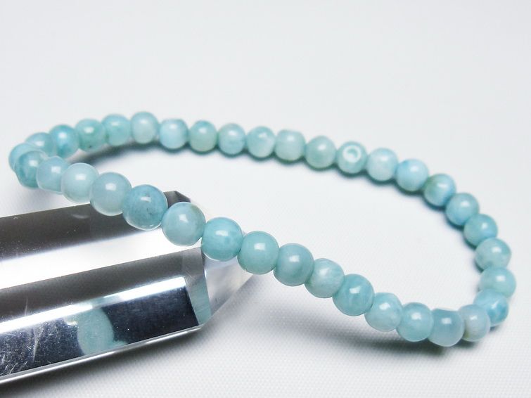 ラリマー ブレスレット 5mm 一点物 メール便可 [M便 1/10] 111-47870
