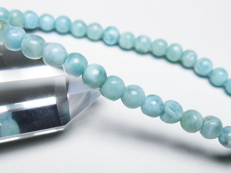 ラリマー ブレスレット 5mm 一点物 メール便可 [M便 1/10] 111-47871