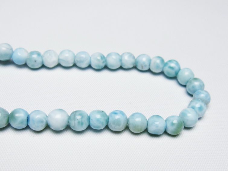 ラリマー ブレスレット 5mm 一点物 メール便可 [M便 1/10] 111-47905