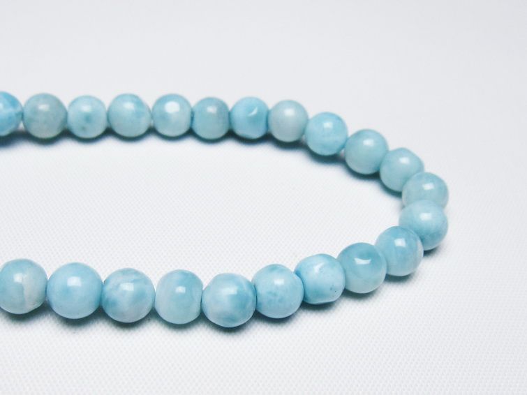 ラリマー ブレスレット 6mm 一点物 メール便可 [M便 1/10] 111-47922