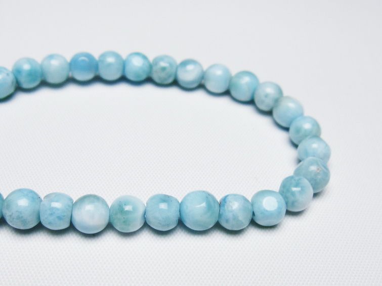 ラリマー ブレスレット 6mm 一点物 メール便可 [M便 1/10] 111-47925