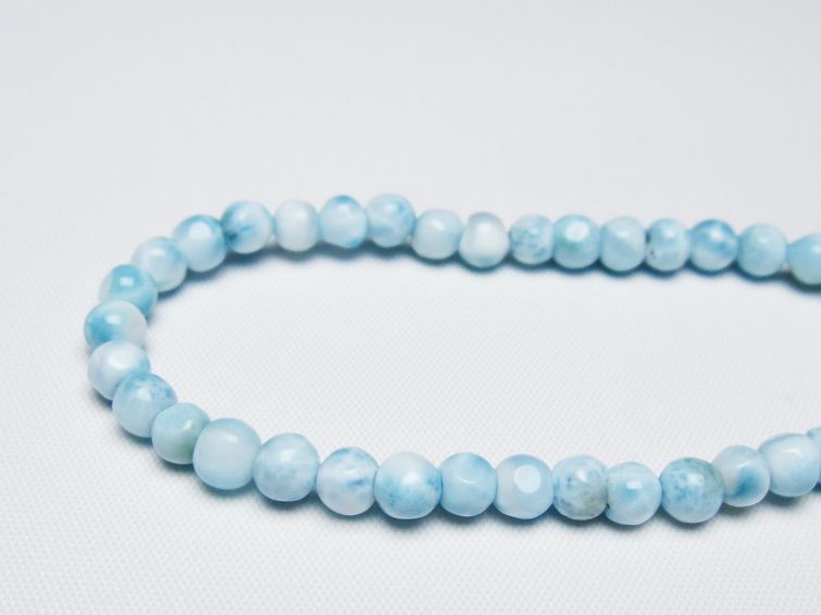 ラリマー ブレスレット 5mm 一点物 メール便可 [M便 1/10] 111-47932