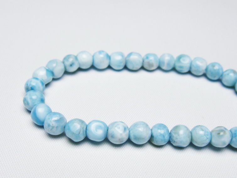 ラリマー ブレスレット 6mm 一点物 メール便可 [M便 1/10] 111-47940