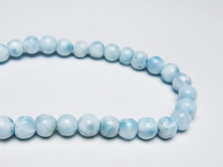 ラリマー ブレスレット 6mm 一点物 メール便可 [M便 1/10] 111-47941