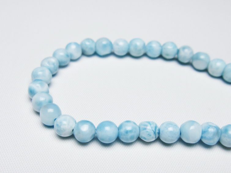 ラリマー ブレスレット 6mm 一点物 メール便可 [M便 1/10] 111-47943