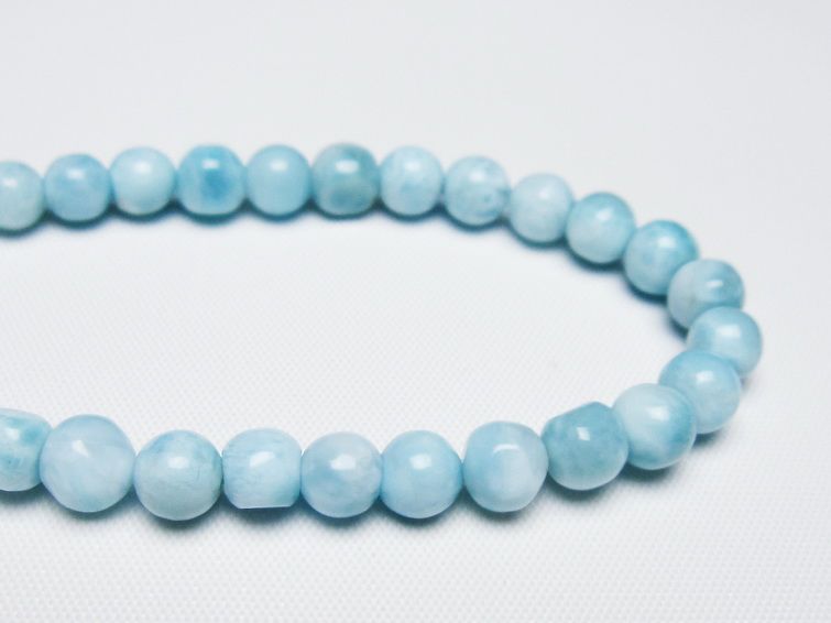 ラリマー ブレスレット 6mm 一点物 メール便可 [M便 1/10] 111-47947