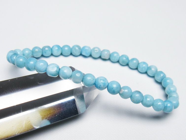 ラリマー ブレスレット 5mm 一点物 メール便可 [M便 1/10] 111-47959
