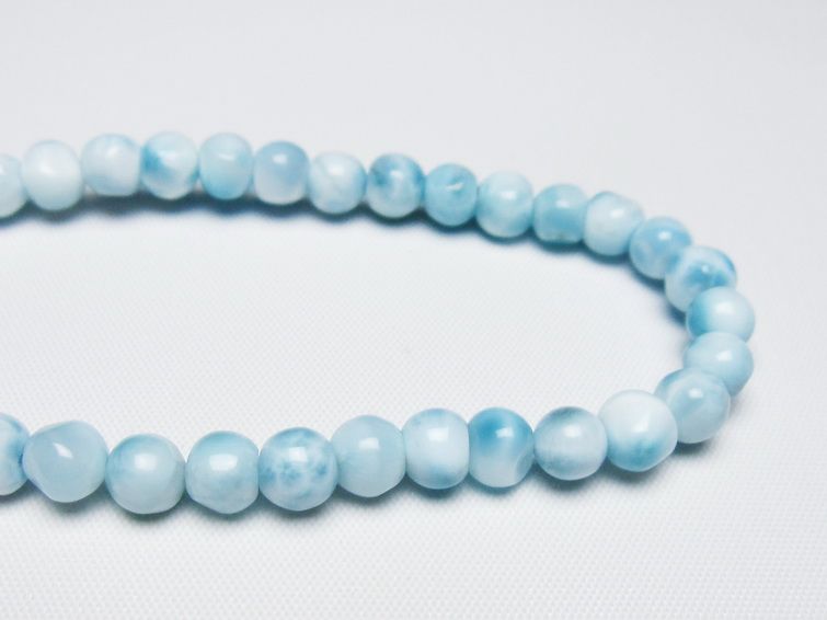 ラリマー ブレスレット 6mm 一点物 メール便可 [M便 1/10] 111-47975