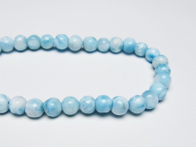 ラリマー ブレスレット 6mm 一点物 メール便可 [M便 1/10] 111-47976