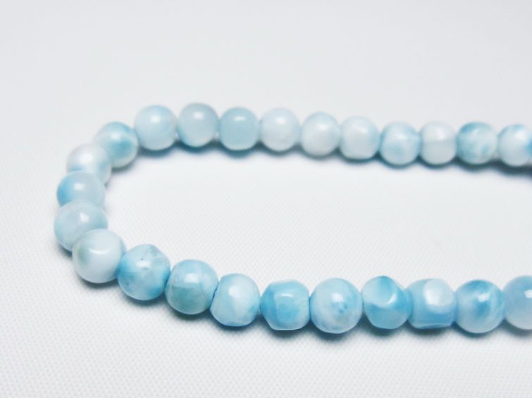 ラリマー ブレスレット 6mm 一点物 メール便可 [M便 1/10] 111-47978