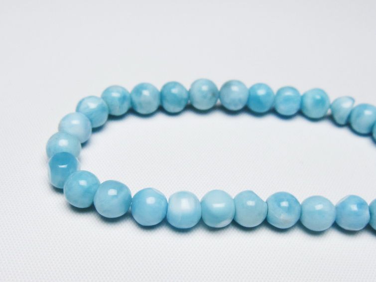 ラリマー ブレスレット 6mm 一点物 メール便可 [M便 1/10] 111-47979