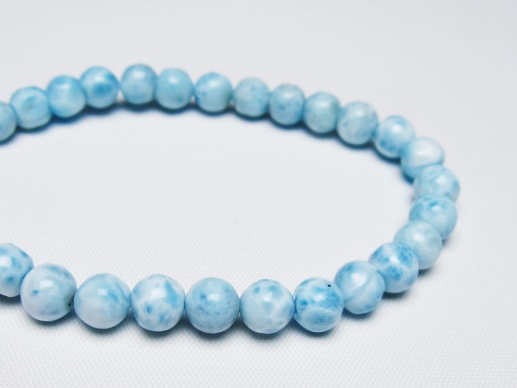 ラリマー ブレスレット 6mm 一点物 メール便可 [M便 1/10] 111-47980