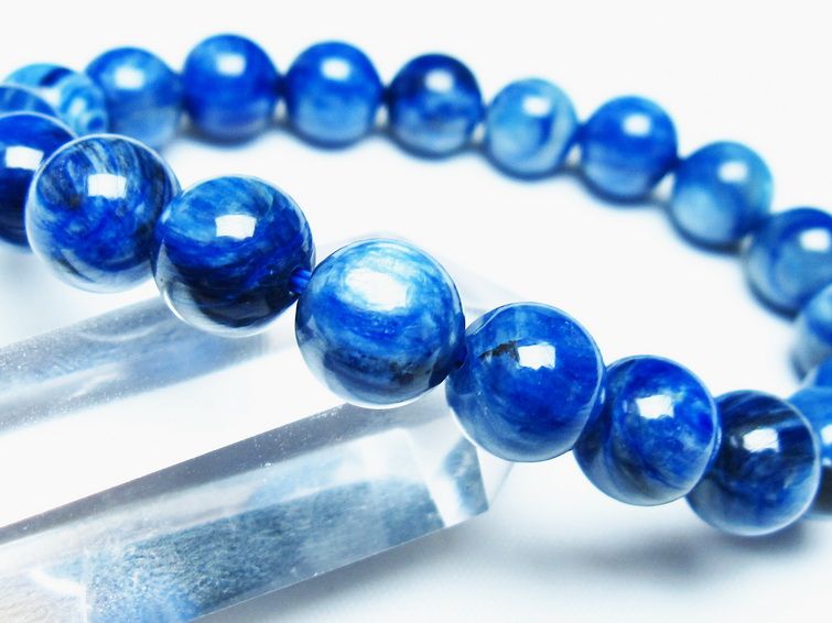 カイヤナイト ブレスレット 10mm 一点物 メール便可 [M便 1/10] 111-47983