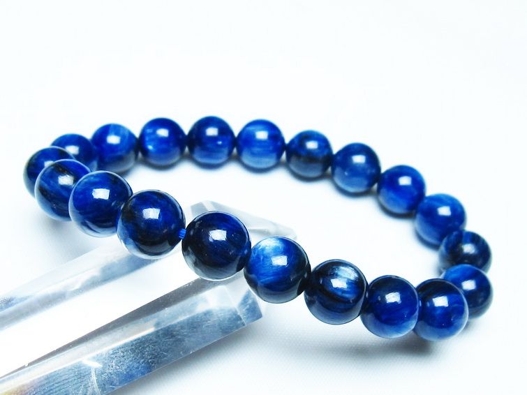 カイヤナイト ブレスレット 10mm 一点物 メール便可 [M便 1/10] 111-47984