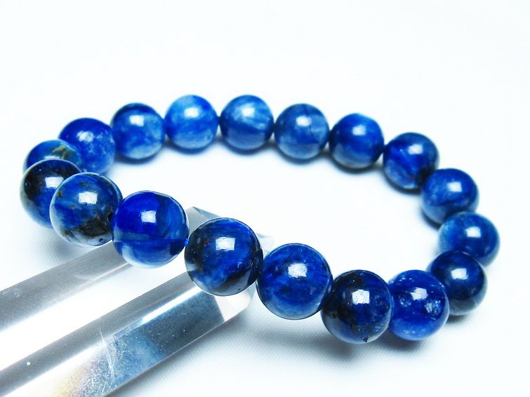 カイヤナイト ブレスレット 12mm 一点物 メール便可 [M便 1/10] 111-48003