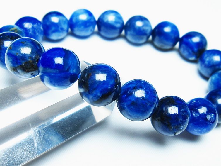 カイヤナイト ブレスレット 12mm 一点物 メール便可 [M便 1/10] 111-48003