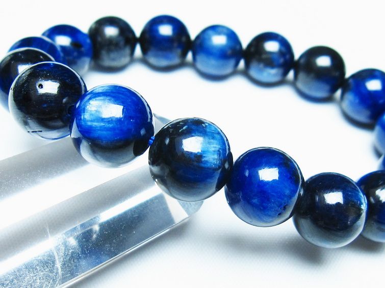 カイヤナイト ブレスレット 12mm 一点物 メール便可 [M便 1/10] 111-48009