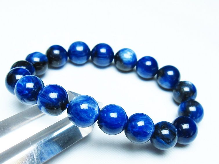 カイヤナイト ブレスレット 12mm 一点物 メール便可 [M便 1/10] 111-48010