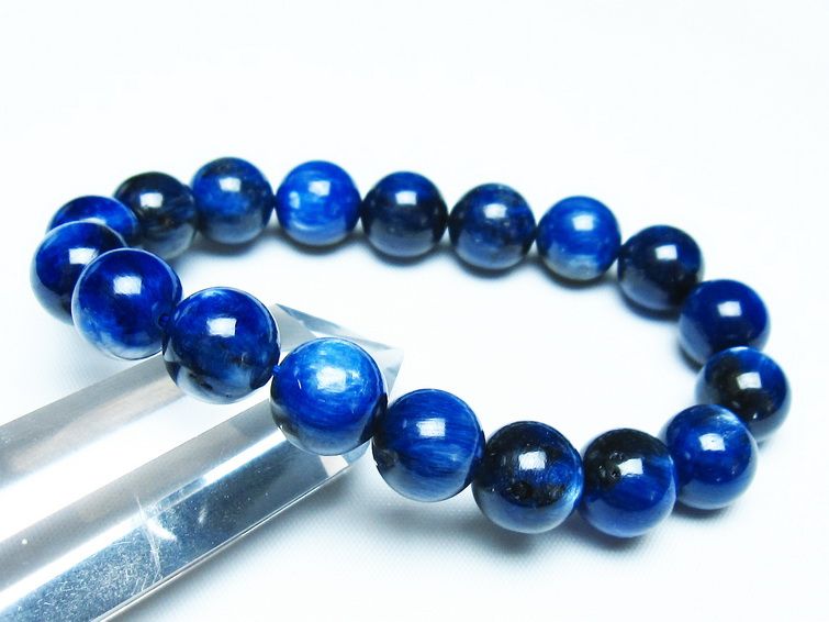 カイヤナイト ブレスレット 12mm 一点物 メール便可 [M便 1/10] 111-48014