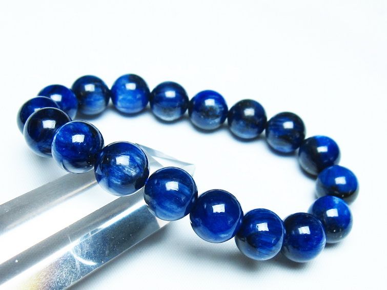 カイヤナイト ブレスレット 11mm 一点物 メール便可 [M便 1/10] 111-48018