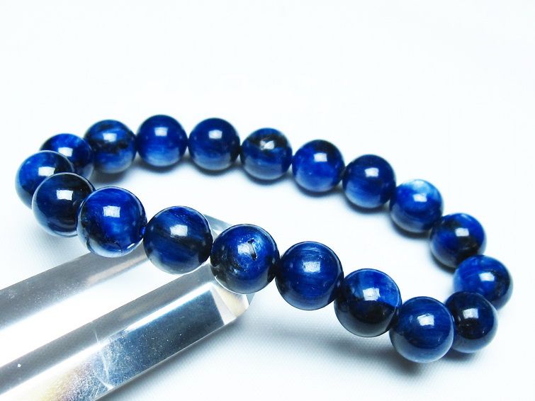 カイヤナイト ブレスレット 11mm 一点物 メール便可 [M便 1/10] 111-48026