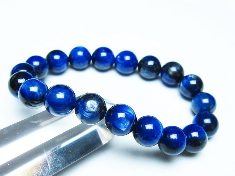 カイヤナイト ブレスレット 10mm 一点物 メール便可 [M便 1/10] 111-48031