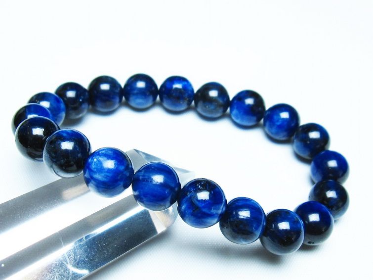 カイヤナイト ブレスレット 10mm 一点物 メール便可 [M便 1/10] 111-48035