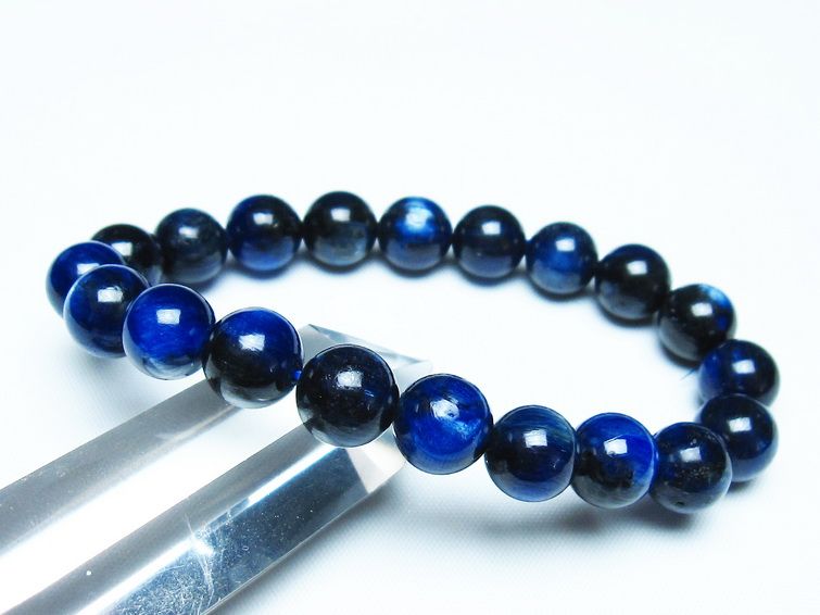 カイヤナイト ブレスレット 10mm 一点物 メール便可 [M便 1/10] 111-48037