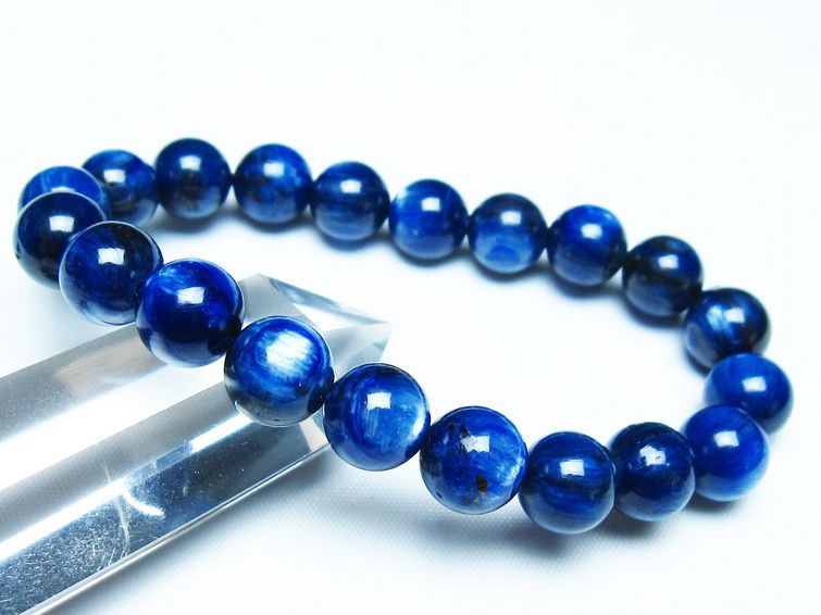 カイヤナイト ブレスレット 10mm 一点物 メール便可 [M便 1/10] 111-48039