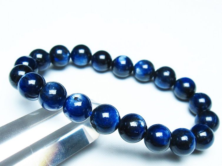 カイヤナイト ブレスレット 10mm 一点物 メール便可 [M便 1/10] 111-48042