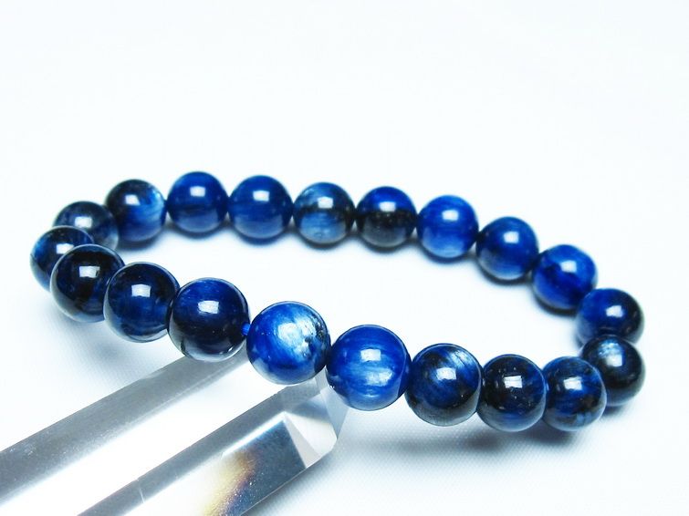 カイヤナイト ブレスレット 10mm 一点物 メール便可 [M便 1/10] 111-48051
