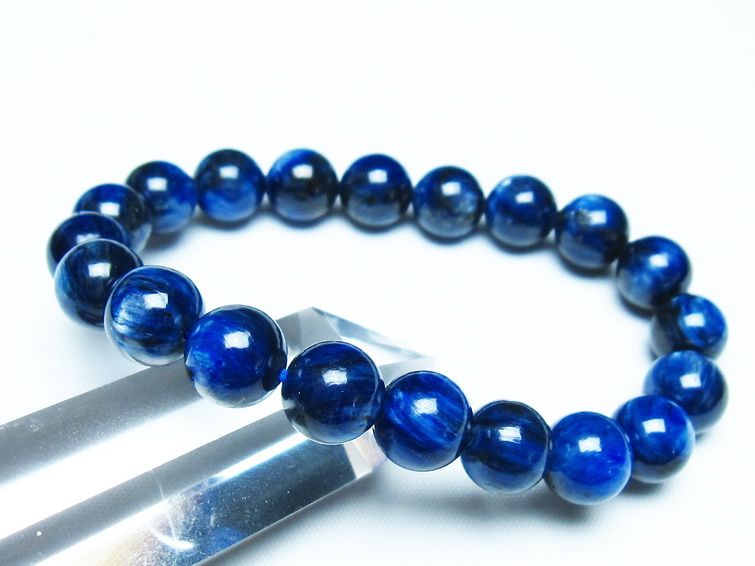 カイヤナイト ブレスレット 10mm 一点物 メール便可 [M便 1/10] 111-48052