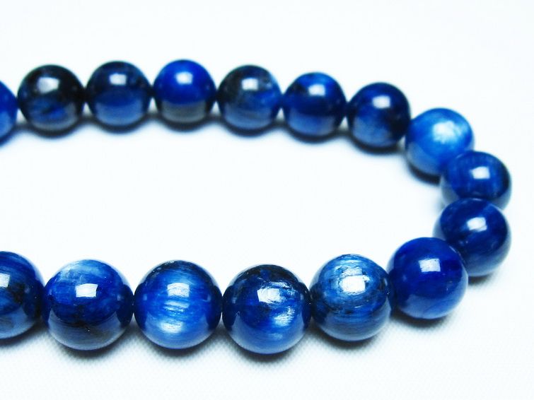 カイヤナイト ブレスレット 10mm 一点物 メール便可 [M便 1/10] 111-48054