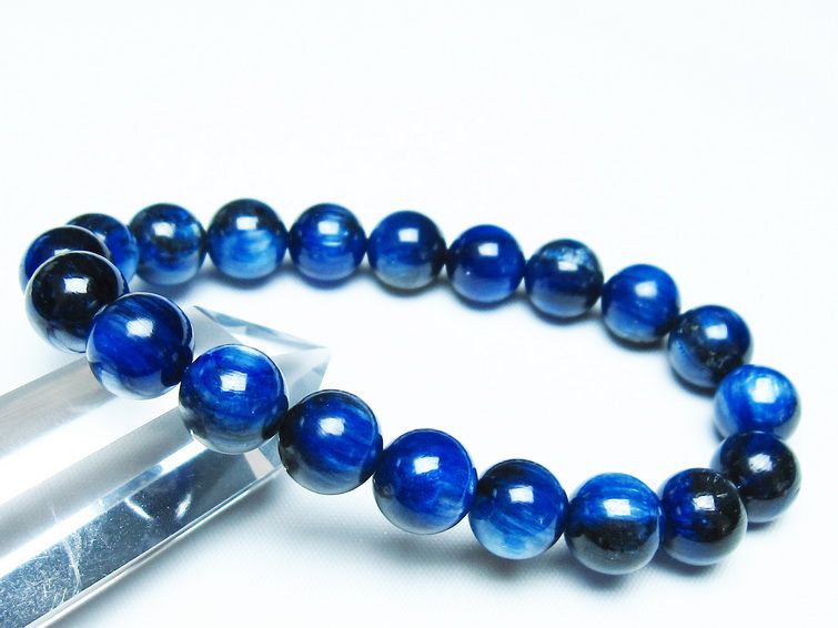 カイヤナイト ブレスレット 10mm 一点物 メール便可 [M便 1/10] 111-48055