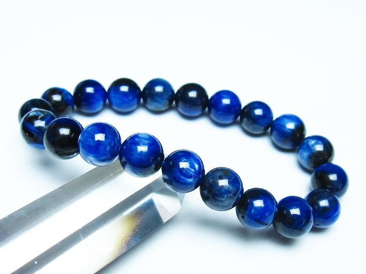 カイヤナイト ブレスレット 10mm 一点物 メール便可 [M便 1/10] 111-48057