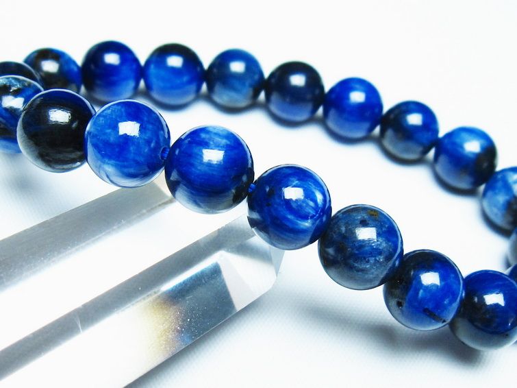 カイヤナイト ブレスレット 10mm 一点物 メール便可 [M便 1/10] 111-48057